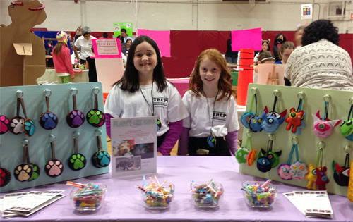 A huge thank you to Lily and Olivia from all of us at PAWS!